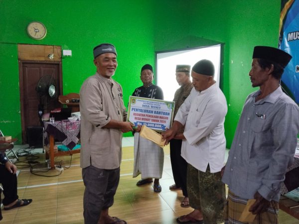 Pemerintah Desa Wunut berikan bantuan 20 Juta tiap masjid untuk Semarakkan 1447 H/2026 M